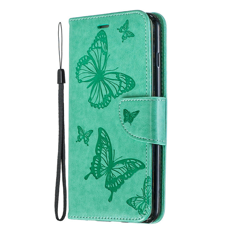 For iPhone 6 6 Plus Case Cover Embossed Butterfly Filp Stand PU Leather Wallet With Card Slot Design For iPhone 6S 6S Plus
