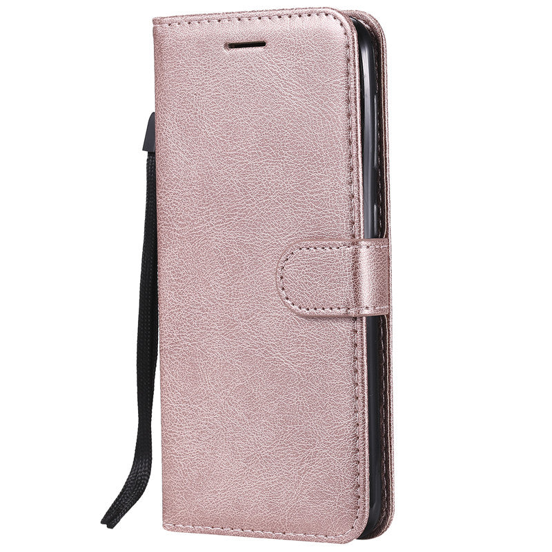 For Samsung Galaxy A20/A30/A50 Case Flip Cover Wallet Stand Pure Color PU Leather Mobile Phone Bags Coque Fundas