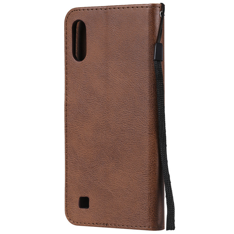 For Samsung Galaxy A20/A30/A50 Case Flip Cover Wallet Stand Pure Color PU Leather Mobile Phone Bags Coque Fundas