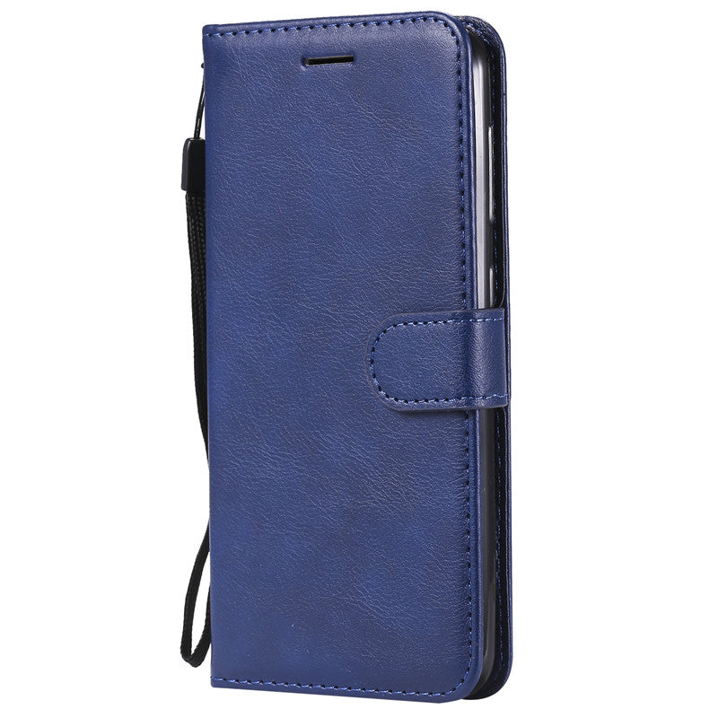 For Samsung Galaxy A20/A30/A50 Case Flip Cover Wallet Stand Pure Color PU Leather Mobile Phone Bags Coque Fundas