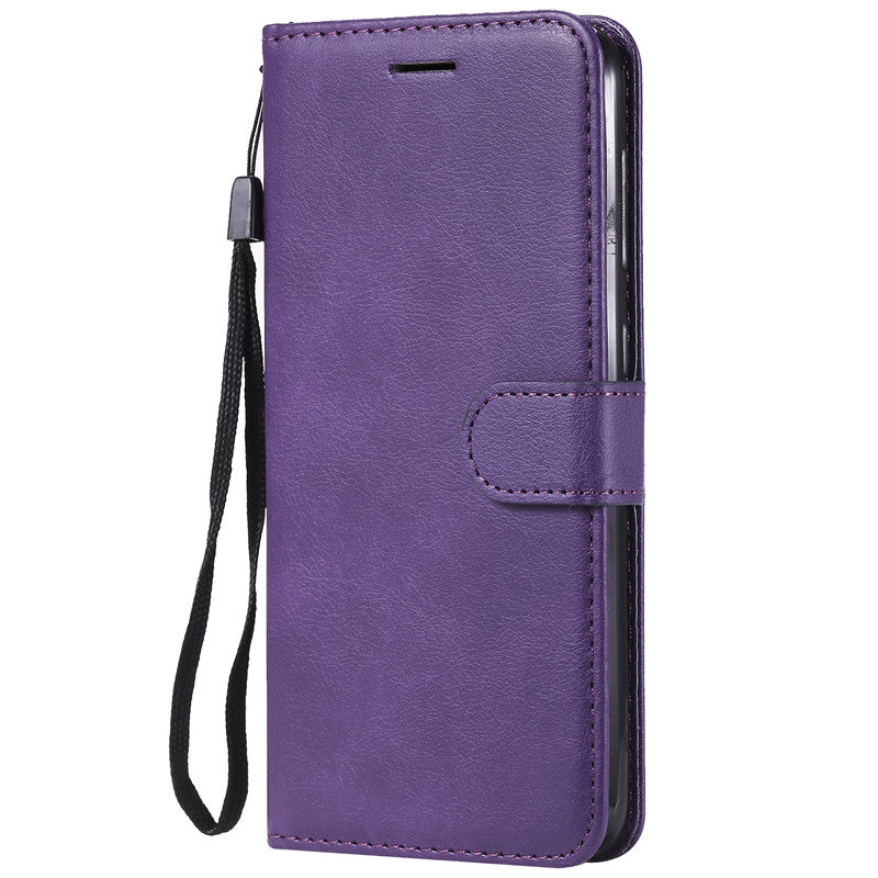 For Samsung Galaxy A20/A30/A50 Case Flip Cover Wallet Stand Pure Color PU Leather Mobile Phone Bags Coque Fundas