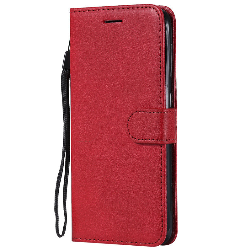 For Samsung Galaxy A20/A30/A50 Case Flip Cover Wallet Stand Pure Color PU Leather Mobile Phone Bags Coque Fundas