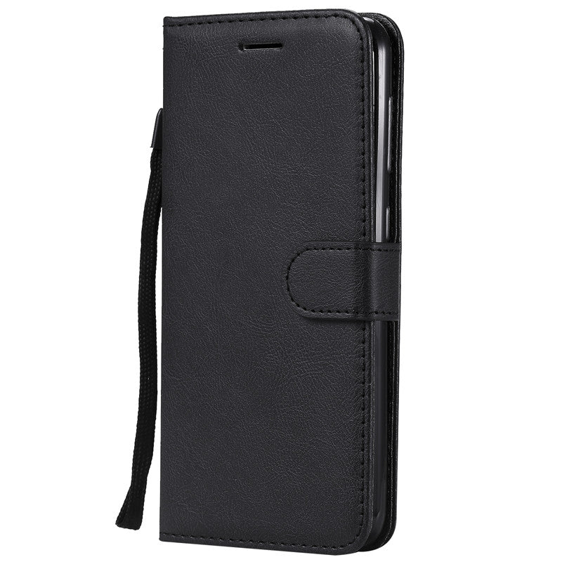 For Samsung Galaxy A20/A30/A50 Case Flip Cover Wallet Stand Pure Color PU Leather Mobile Phone Bags Coque Fundas