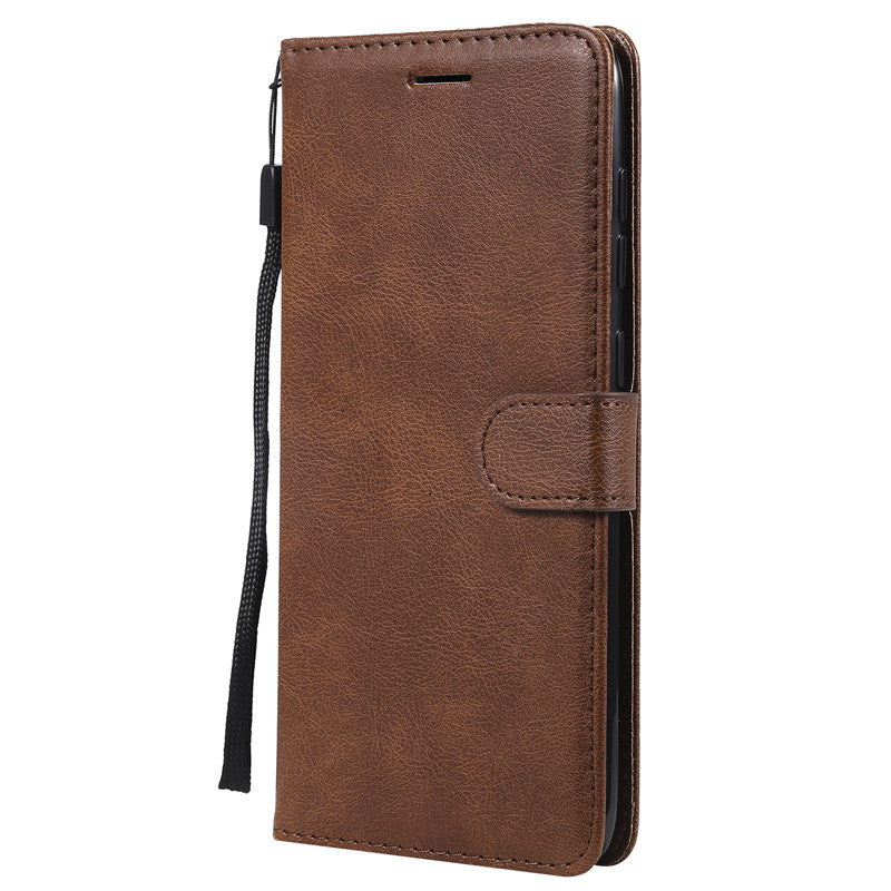 For Samsung Galaxy A70 Case Flip Cover Wallet Stand Pure Color PU Leather Mobile Phone Bags Coque Fundas