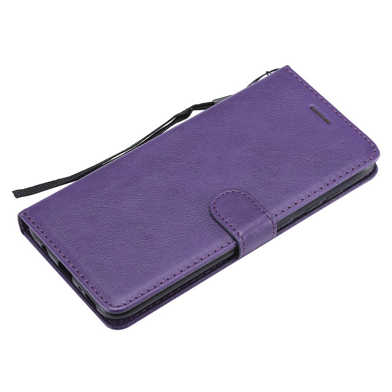 For Samsung Galaxy A70 Case Flip Cover Wallet Stand Pure Color PU Leather Mobile Phone Bags Coque Fundas