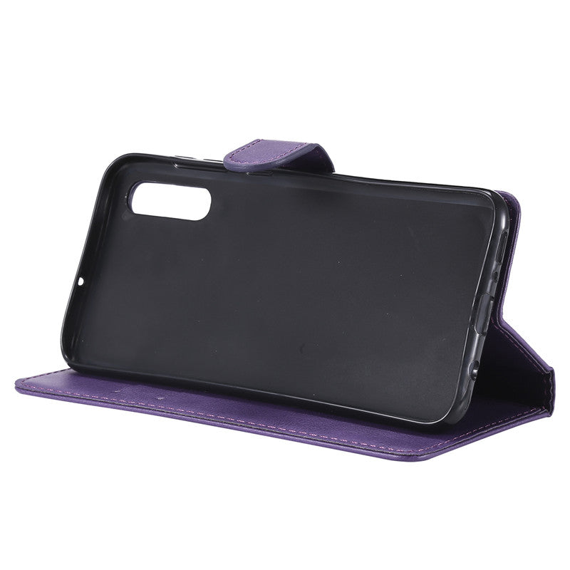 For Samsung Galaxy A70 Case Flip Cover Wallet Stand Pure Color PU Leather Mobile Phone Bags Coque Fundas