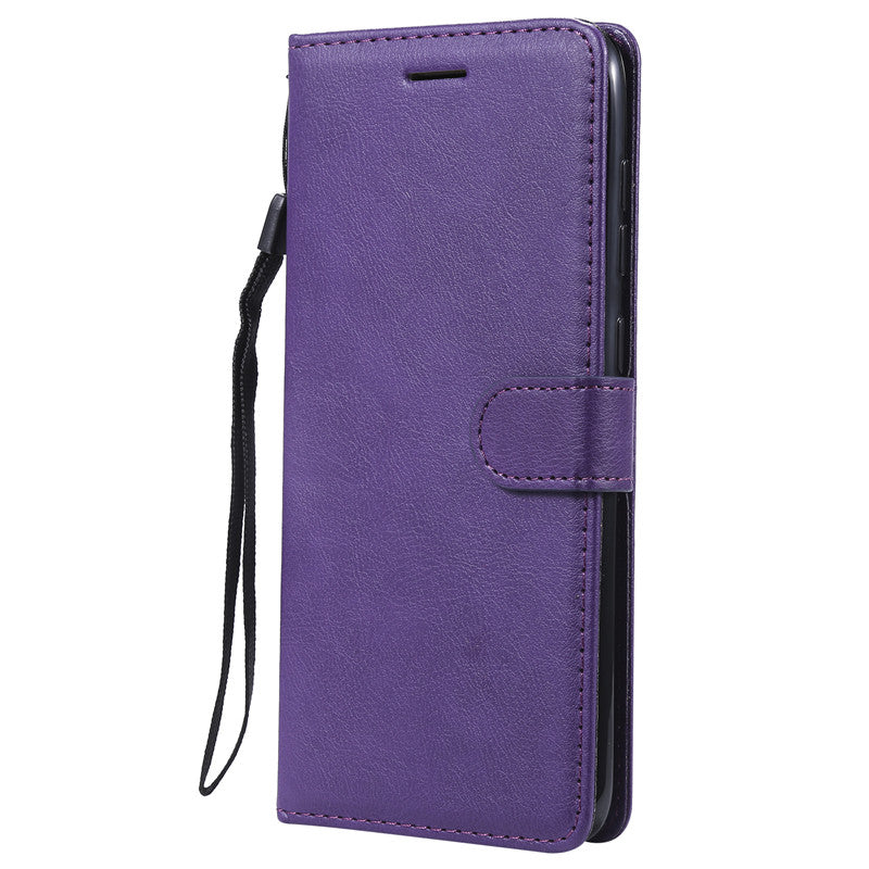 For Samsung Galaxy A70 Case Flip Cover Wallet Stand Pure Color PU Leather Mobile Phone Bags Coque Fundas