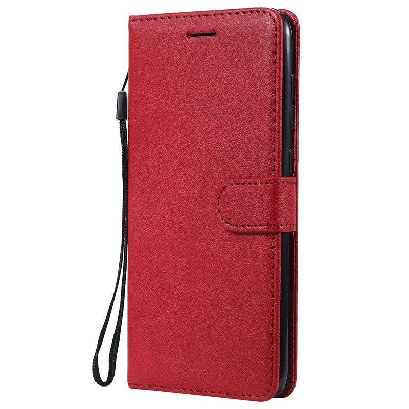 For Samsung Galaxy A70 Case Flip Cover Wallet Stand Pure Color PU Leather Mobile Phone Bags Coque Fundas
