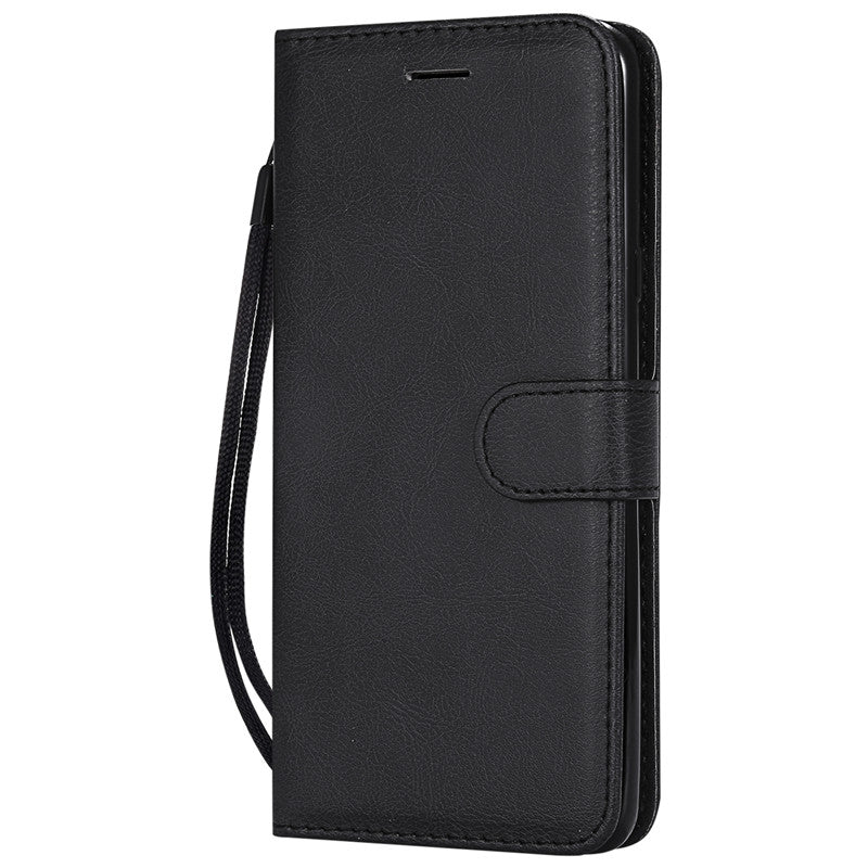 For LG V50 Case Flip Cover Wallet Stand Pure Color PU Leather Mobile Phone Bags Coque Fundas