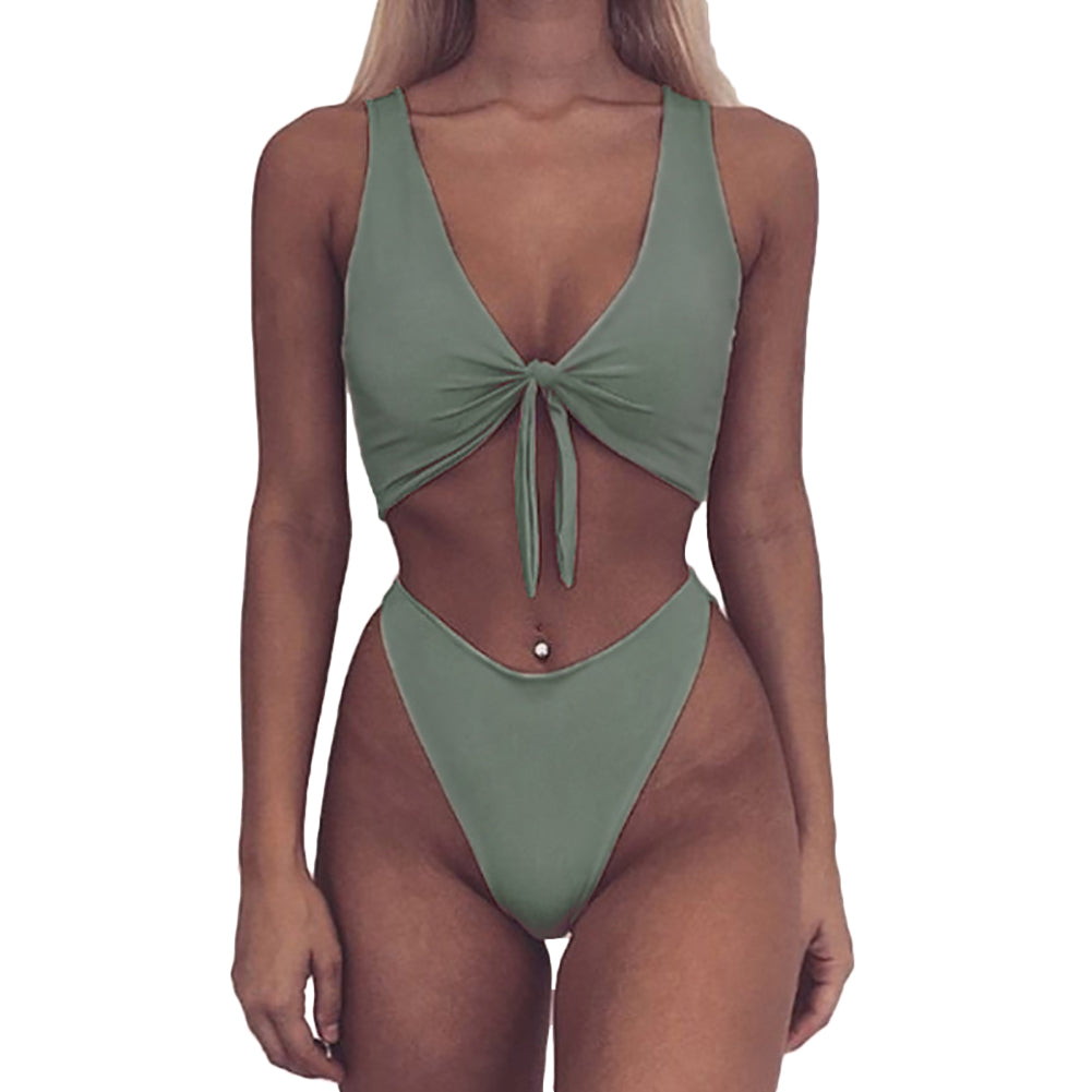 Fashion Sexy Padded Bra Briefs Bikini Set Women Beach Swimwear Bathing Suit