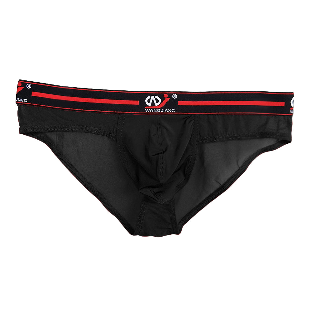 Sexy Men Bulge Pouch Briefs Elastic Transparent Underwear Breathable Underpants