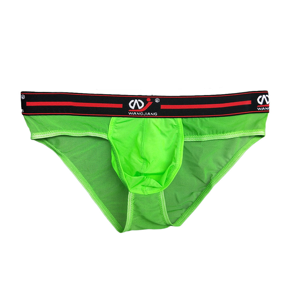Sexy Men Bulge Pouch Briefs Elastic Transparent Underwear Breathable Underpants