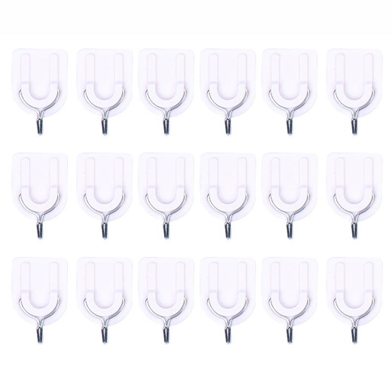 6Pcs Small Sucker Hook Suction Cup Bathroom Self Adhesive Door Wall Mounted Heavy Hangers Towel Holder Hook for Kitchen Tool