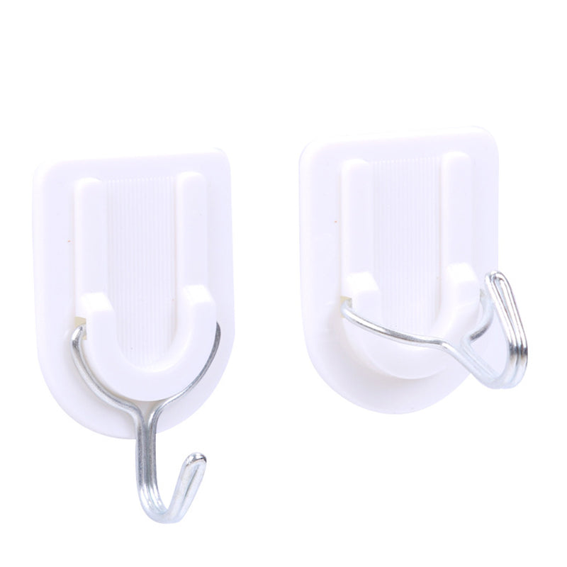 6Pcs Small Sucker Hook Suction Cup Bathroom Self Adhesive Door Wall Mounted Heavy Hangers Towel Holder Hook for Kitchen Tool