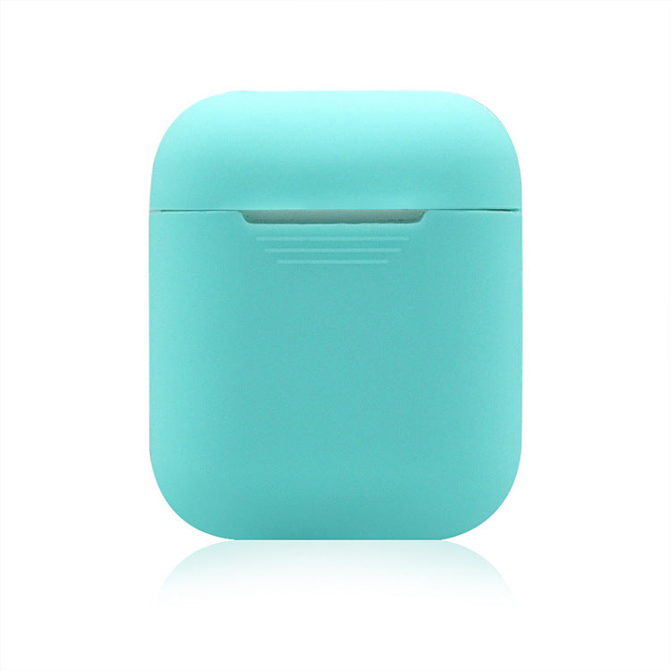 For Airpods Case Soft Silicone Wireless Bluetooth Headset Shockproof Cover with 14 Colors