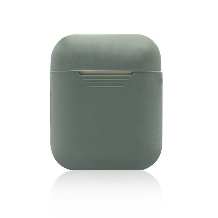 For Airpods Case Soft Silicone Wireless Bluetooth Headset Shockproof Cover with 14 Colors