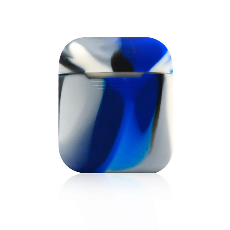 For Airpods Case Soft Silicone Wireless Bluetooth Headset Shockproof Cover with 14 Colors