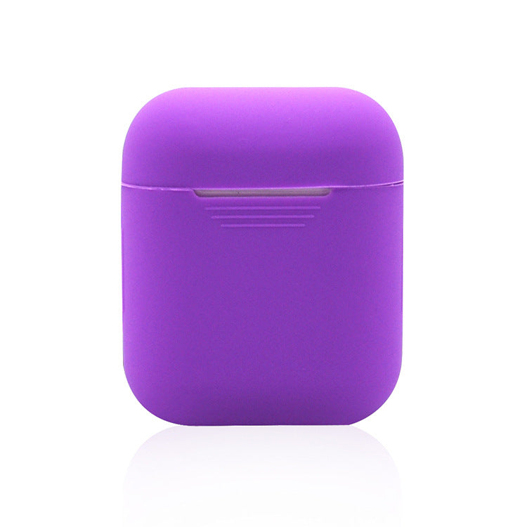 For Airpods Case Soft Silicone Wireless Bluetooth Headset Shockproof Cover with 14 Colors