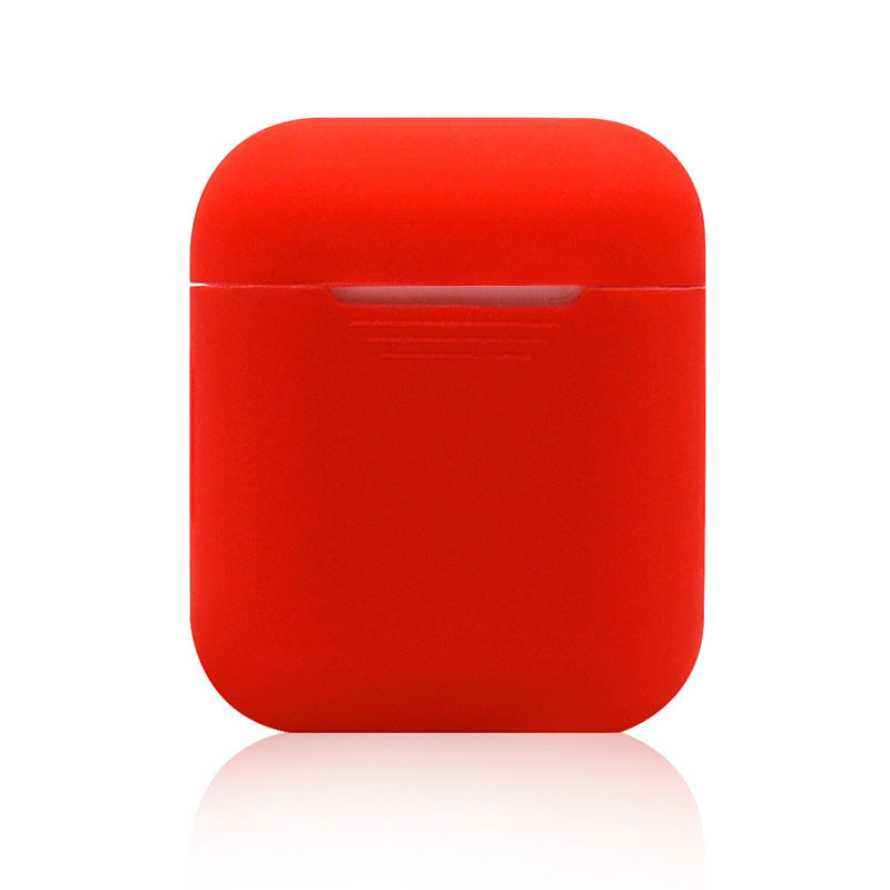 For Airpods Case Soft Silicone Wireless Bluetooth Headset Shockproof Cover with 14 Colors