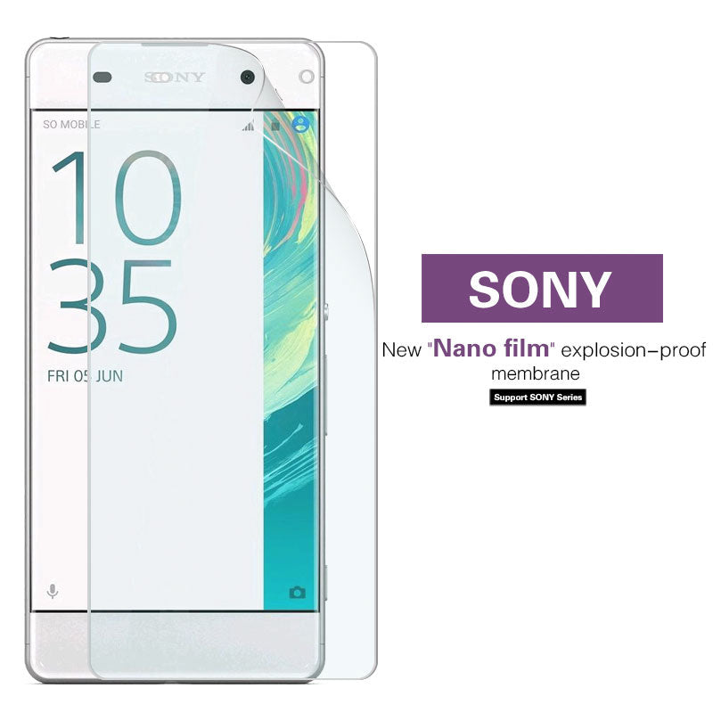 1 Pieces WaterProof  Soft Nano Film For Sony Xperia Screen Protector Guard Film