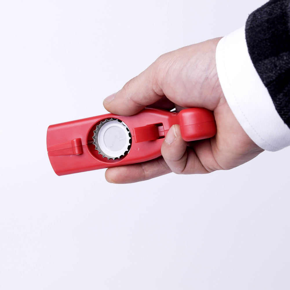 Portable Beer Drink Cap Gun Launcher Ejection Bottle Opener Party Bar Club Gift