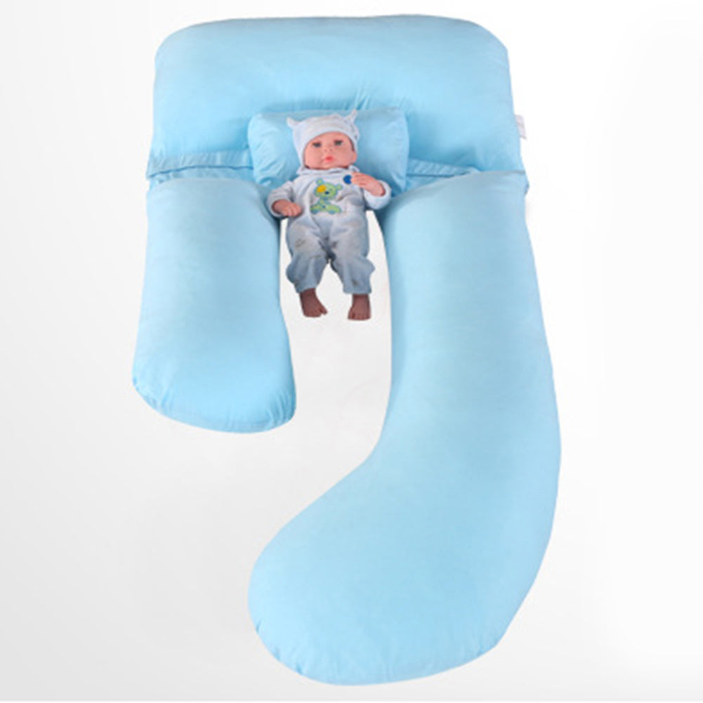 Maternity Cotton U Shape Pillow Pregnant Women Comfortable Sleeping Support