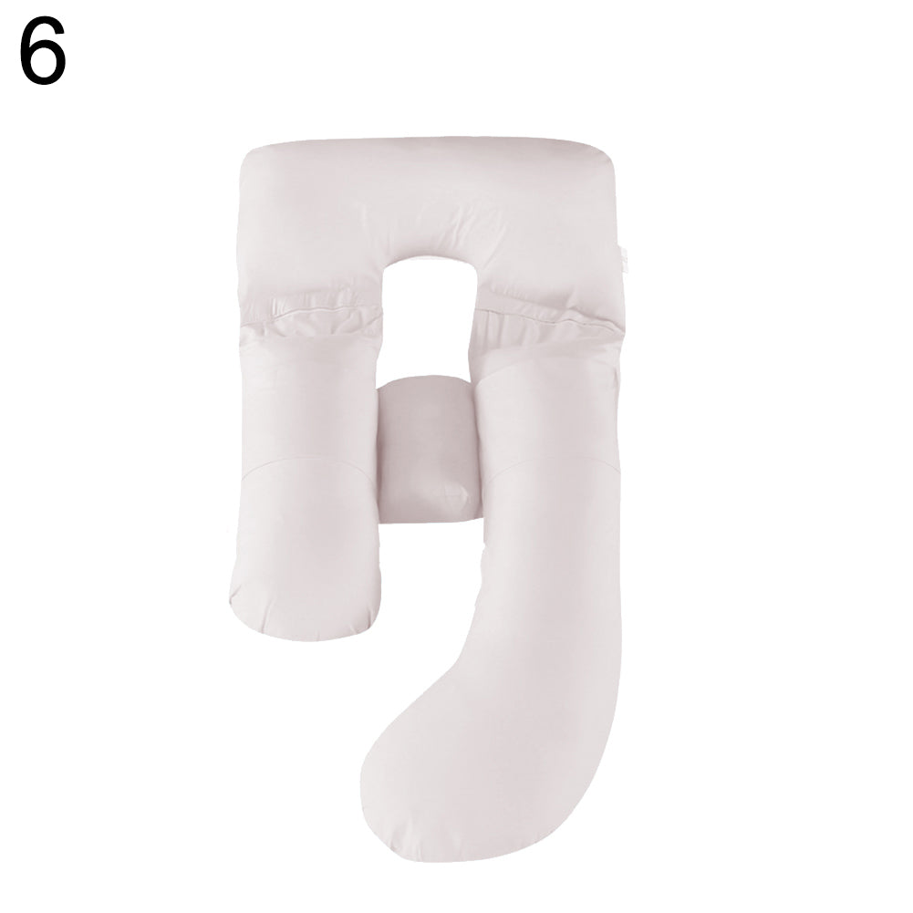 Maternity Cotton U Shape Pillow Pregnant Women Comfortable Sleeping Support