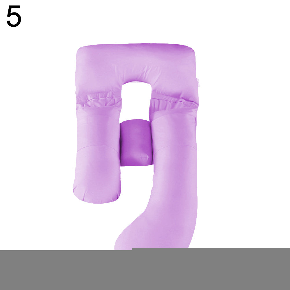 Maternity Cotton U Shape Pillow Pregnant Women Comfortable Sleeping Support