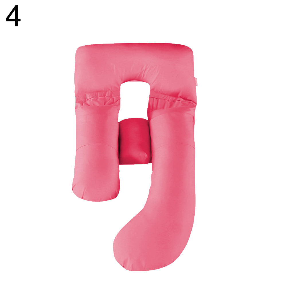 Maternity Cotton U Shape Pillow Pregnant Women Comfortable Sleeping Support