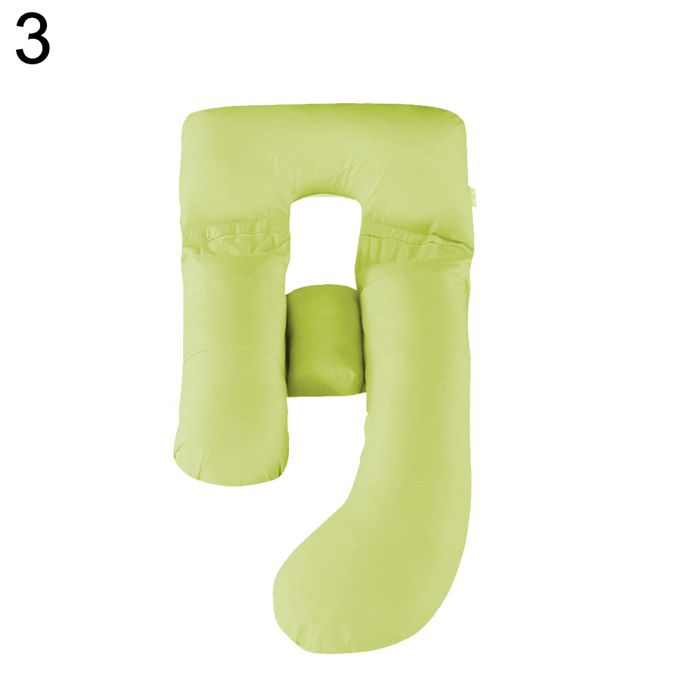 Maternity Cotton U Shape Pillow Pregnant Women Comfortable Sleeping Support