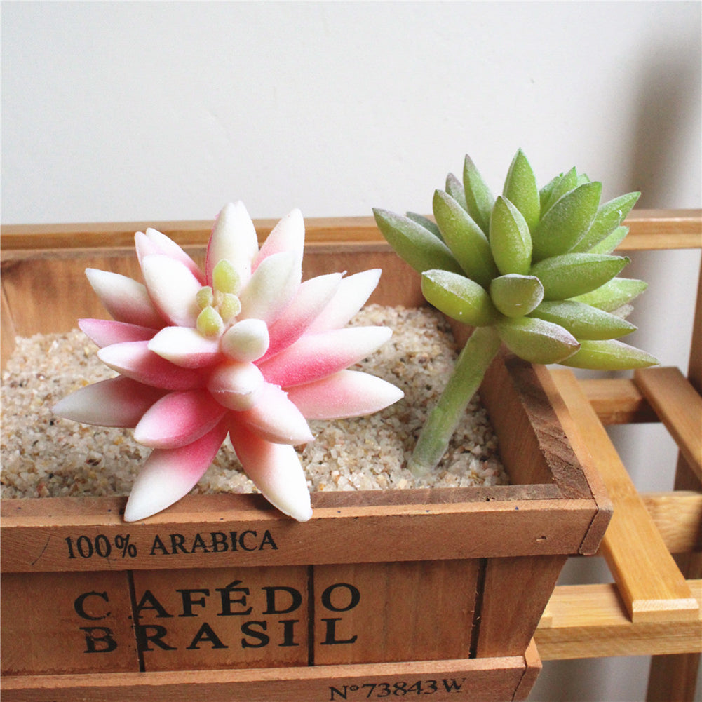 1Pc Simulation Succulent Plants PVC Mini Artificial Bonsai DIY Home Hotel Decor