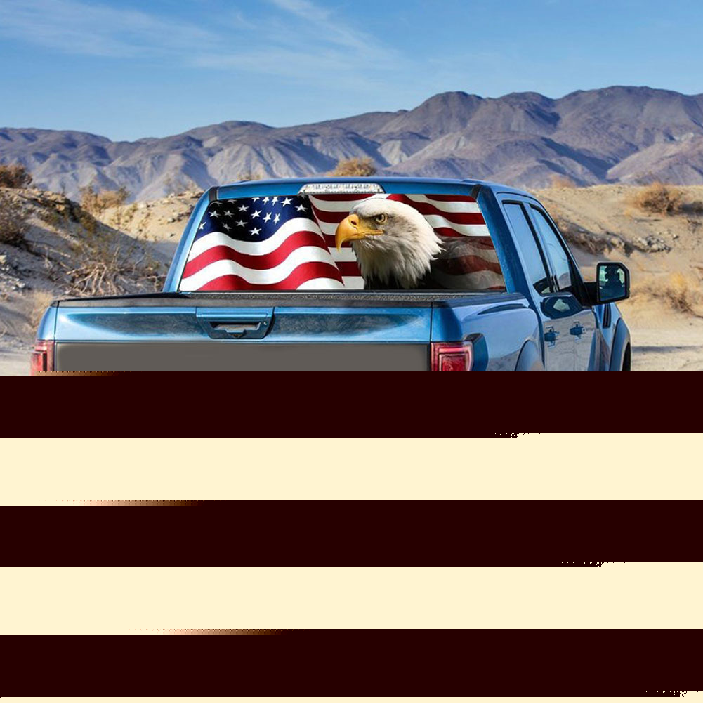 Car Sticker American Eagle Flag Rear Window Windshield Truck SUV Decoration