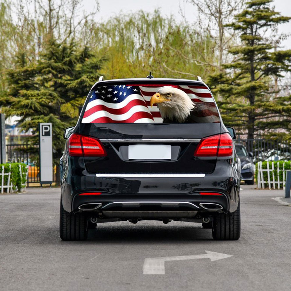 Car Sticker American Eagle Flag Rear Window Windshield Truck SUV Decoration