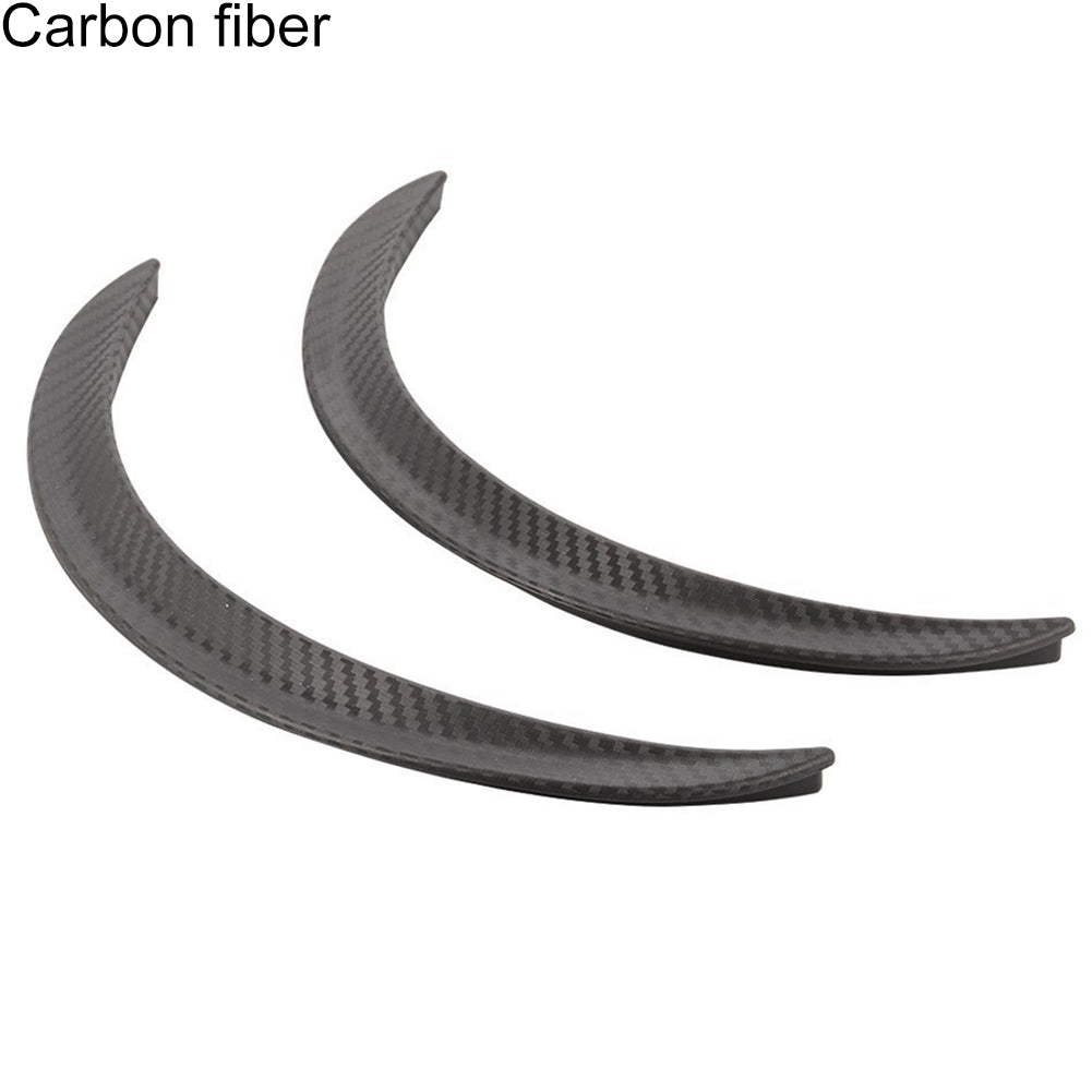 2Pcs Universal Carbon Fiber Wheel Eyebrow Strip Arch Trim Fender Flare Protector