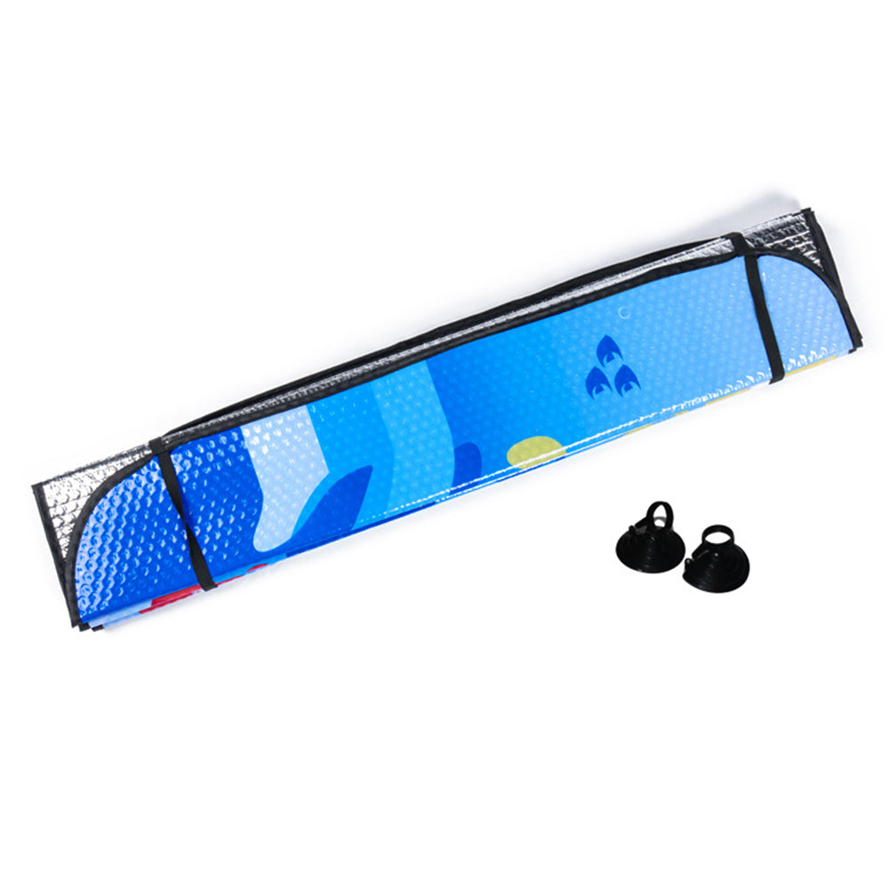 Cute Cartoon Sea Animal Summer Car Front Windshield Sun Shade Anti-UV Cover
