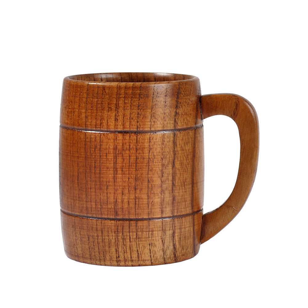 320ml Wooden Beer Tea Coffee Cup Water Heatproof Home Office Party Drinkware