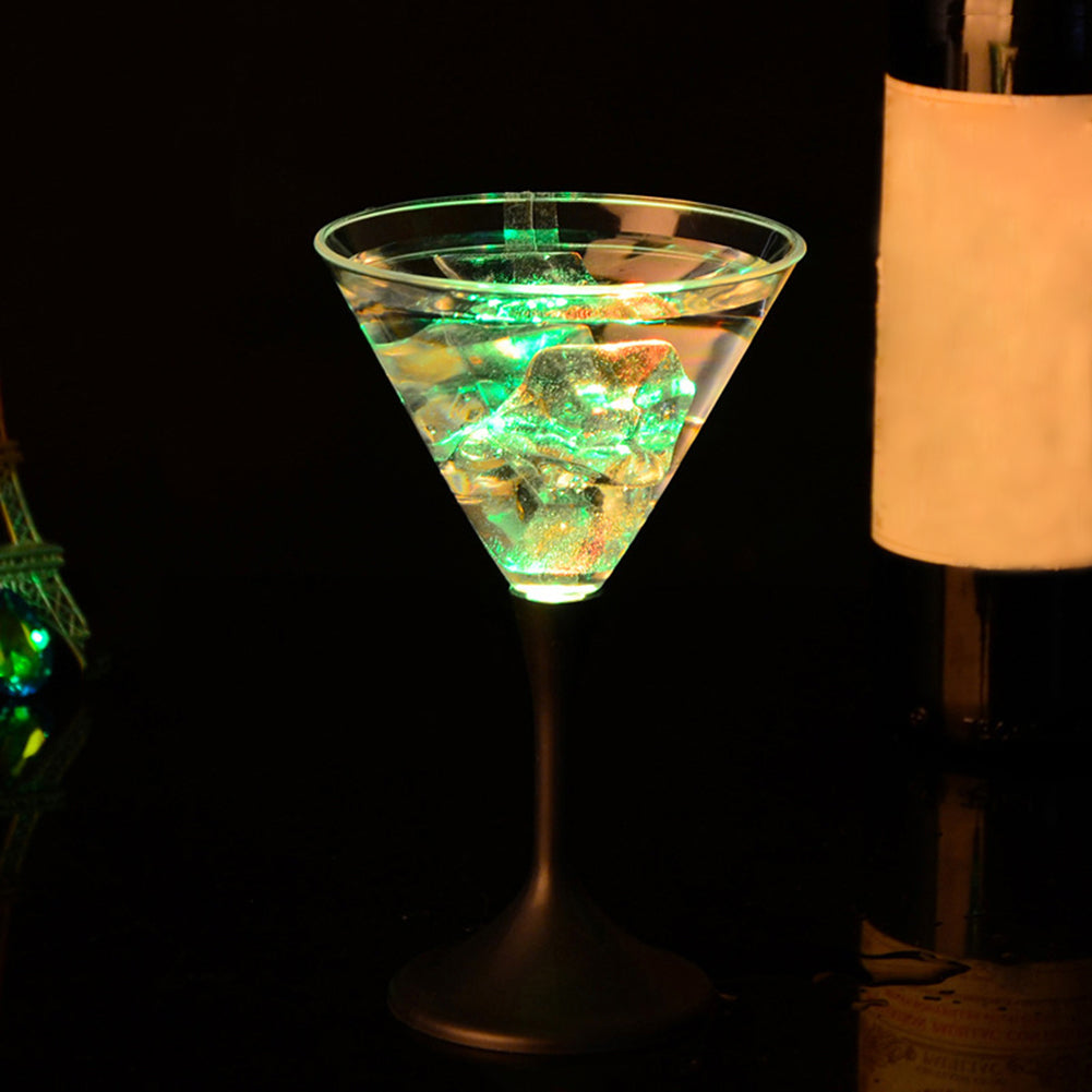LED Color Change Water Activated Light up Cocktail Beer Wine Whisky Cup Goblet