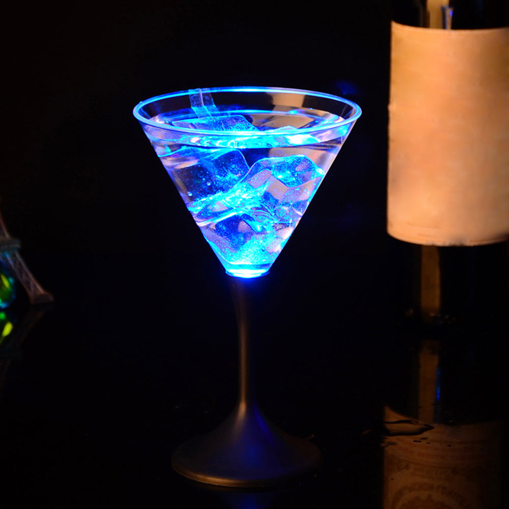 LED Color Change Water Activated Light up Cocktail Beer Wine Whisky Cup Goblet