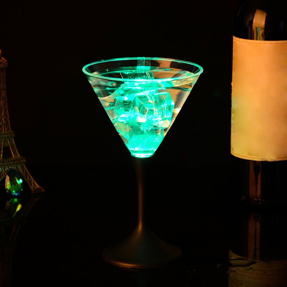 LED Color Change Water Activated Light up Cocktail Beer Wine Whisky Cup Goblet
