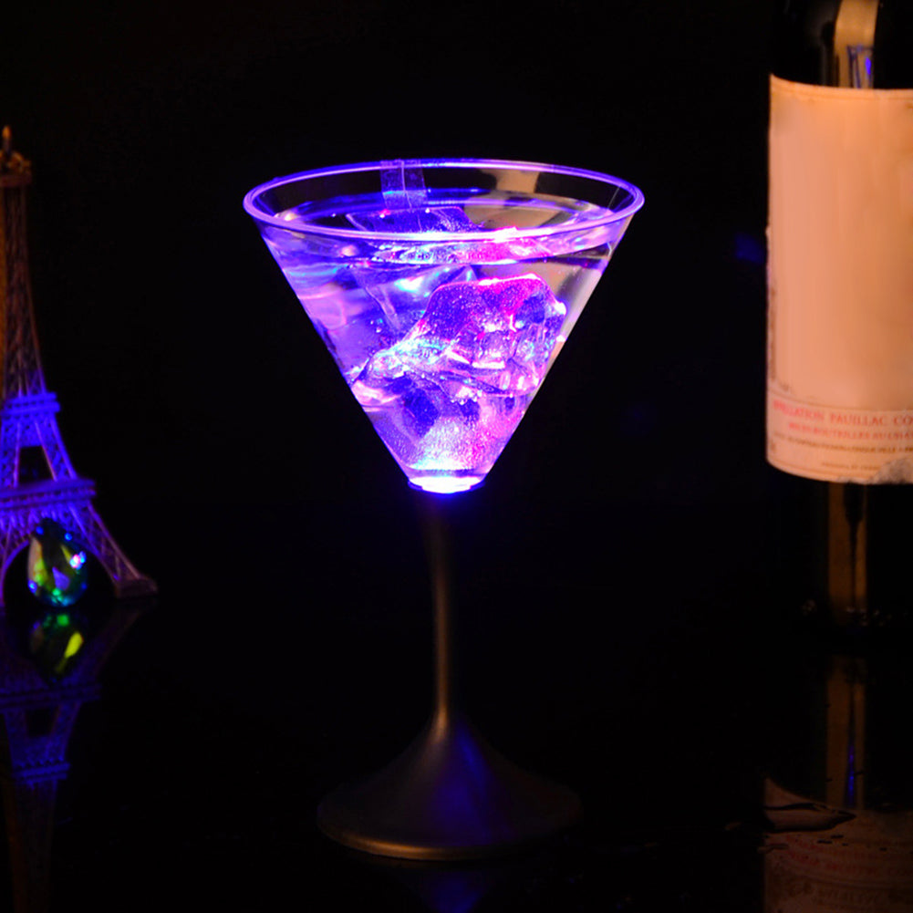 LED Color Change Water Activated Light up Cocktail Beer Wine Whisky Cup Goblet