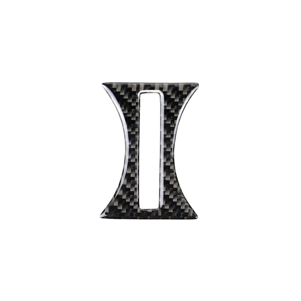 Carbon Fiber Car Cup Holder Cover Trim Sticker Decor for Benz A Class CLA GLA