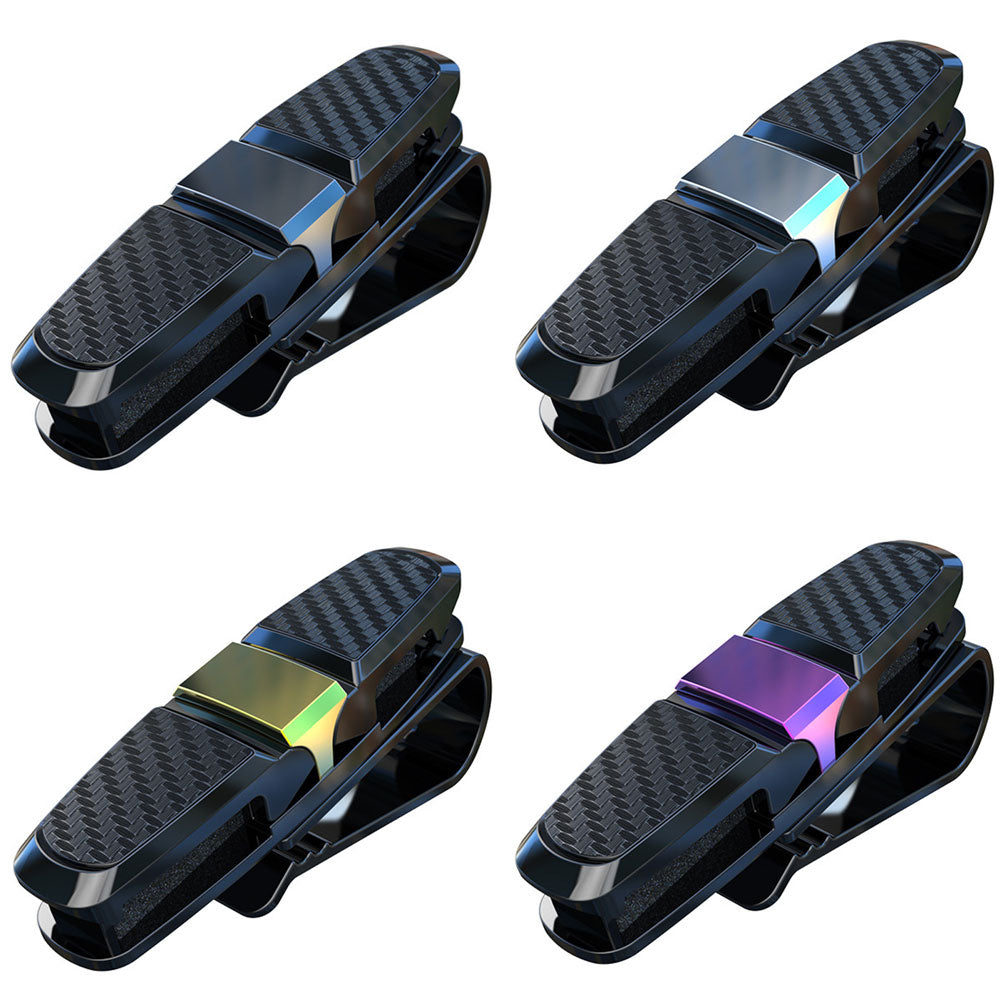 Car Auto Sun Visor Clip Holder for Reading Glasses Sunglasses Eyeglasses Card
