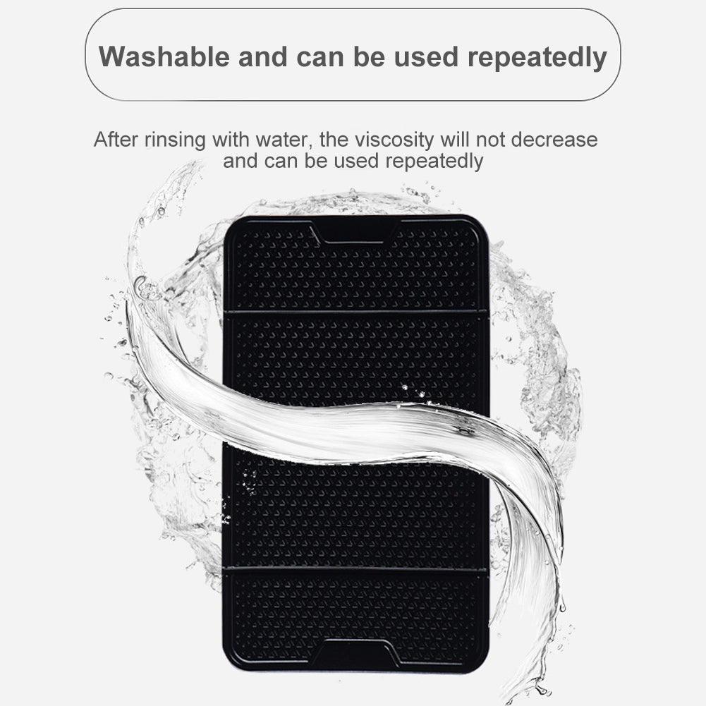 Multifunction Foldable Car Dashboard Anti-slip Mat Pad Phone Glasses Holder