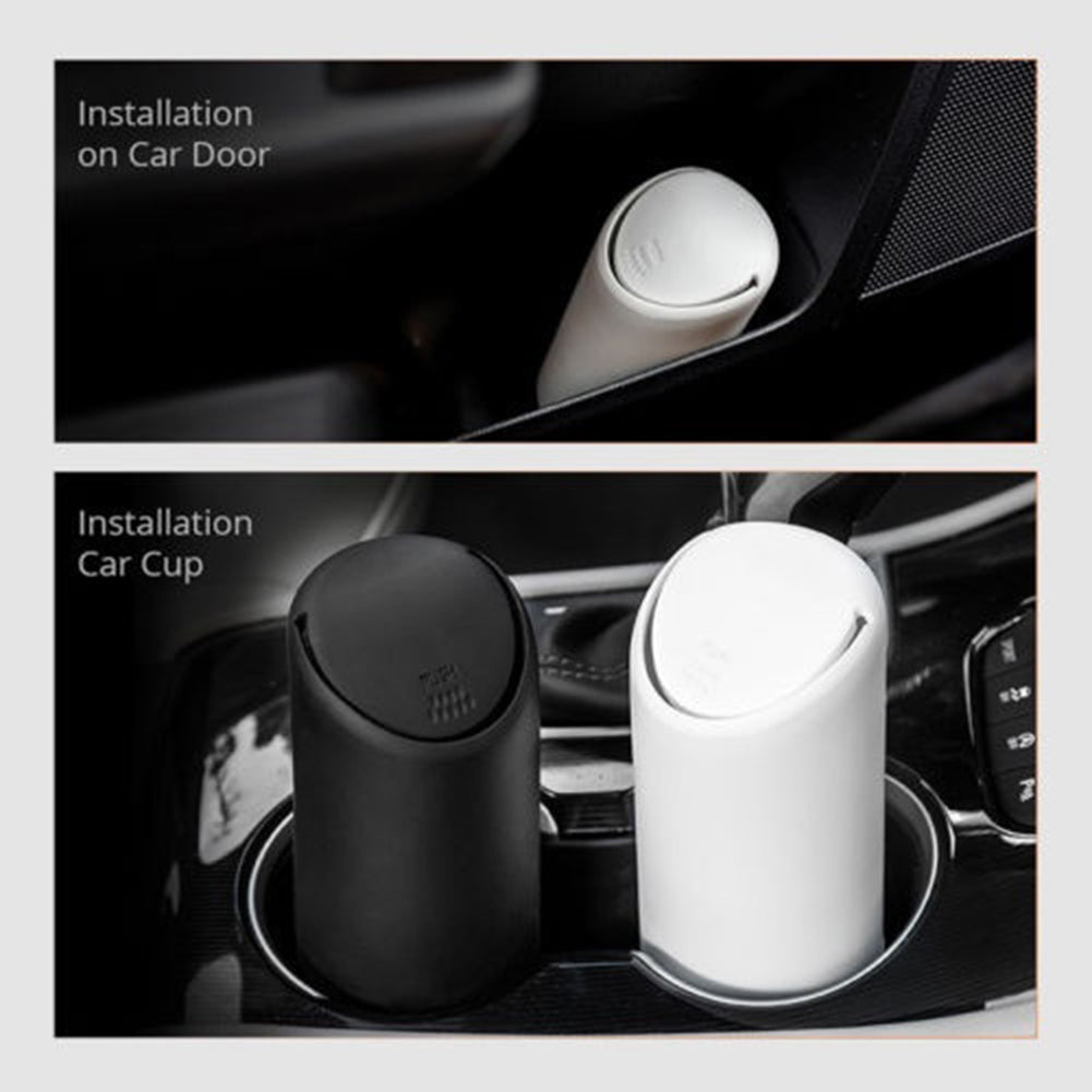 Creative Stylish Car Vehicle Silicone Trash Can Garbage Bin Storage Box with Lid