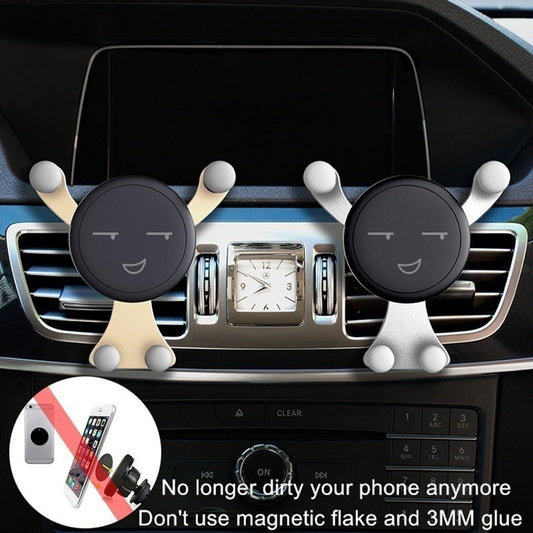 Car Vehicle Air Outlet Mount Mobile Phone Stand Automatic Gravity Clip Holder