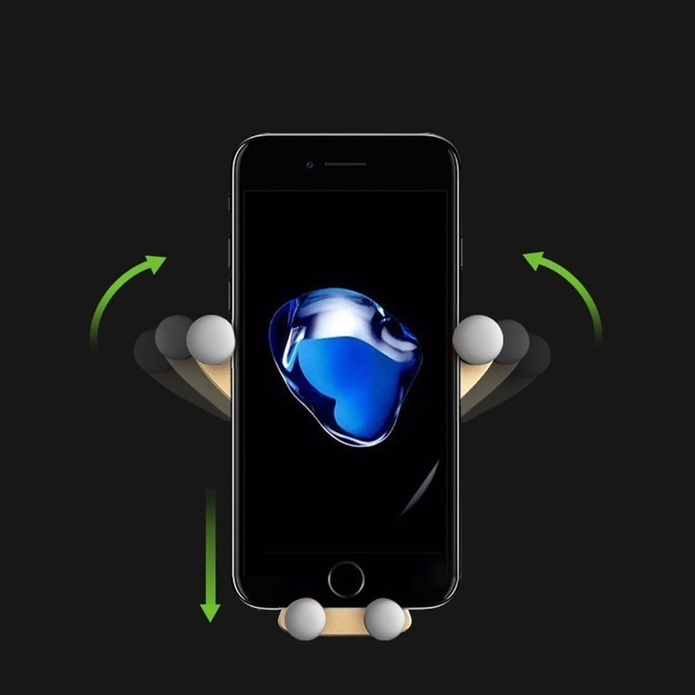 Car Vehicle Air Outlet Mount Mobile Phone Stand Automatic Gravity Clip Holder