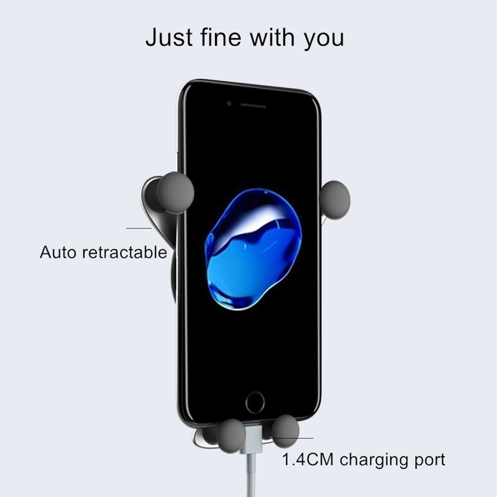 Car Vehicle Air Outlet Mount Mobile Phone Stand Automatic Gravity Clip Holder