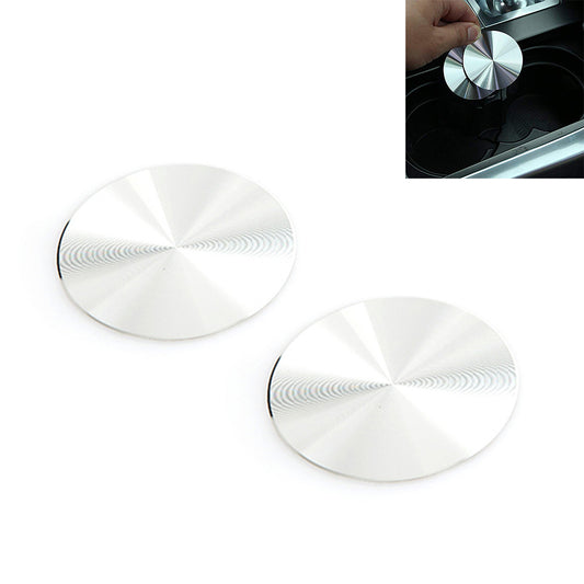 2Pcs/Set Car Bottle Mat Cup Pad for Discovery 4 5 for Land Rover RR Sport Vogue