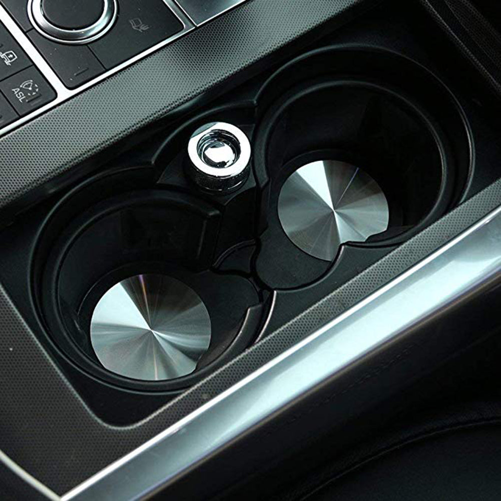 2Pcs/Set Car Bottle Mat Cup Pad for Discovery 4 5 for Land Rover RR Sport Vogue