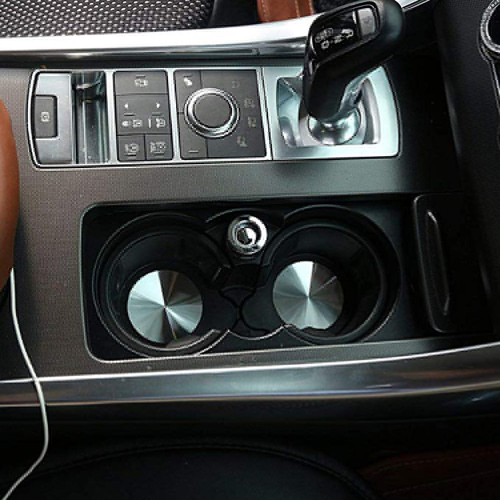 2Pcs/Set Car Bottle Mat Cup Pad for Discovery 4 5 for Land Rover RR Sport Vogue